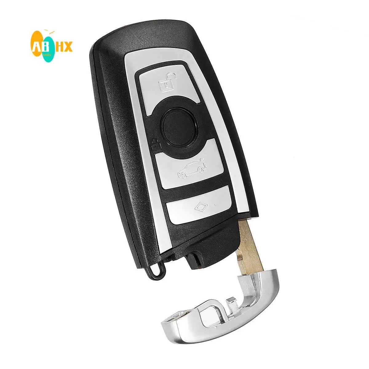 

ABHX-Car Smart Remote Key 4 Buttons 868Mhz Fob Case Shell With PCF7953P Chip For BMW 5 7 Series X3 CAS4 Key Cover