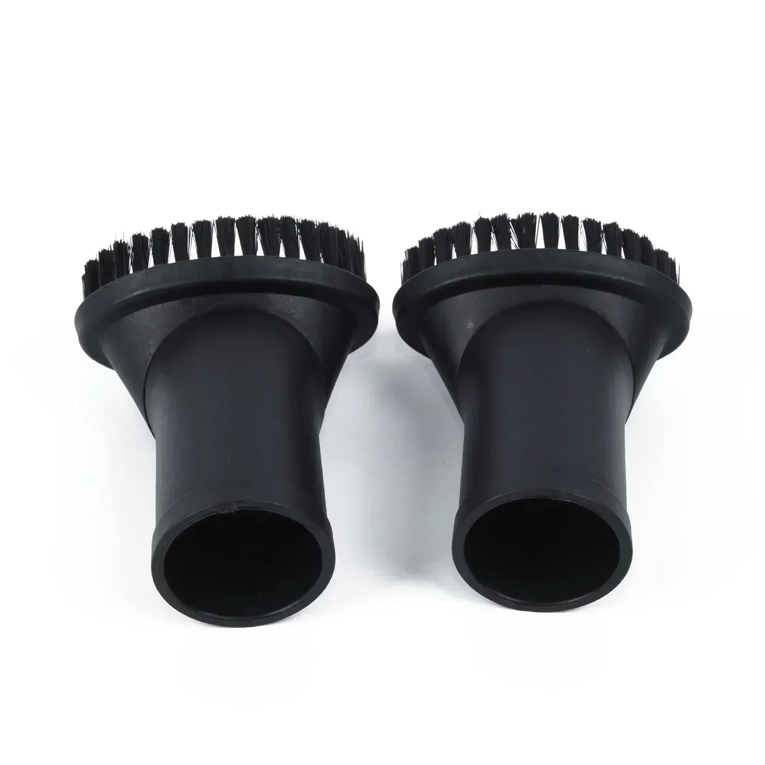 2pcs Black Vacuum Cleaner Attachment Round Dust Brush Bristle Brush Head 35mm Vacuum Cleaner Tools Attachment Parts Gadget