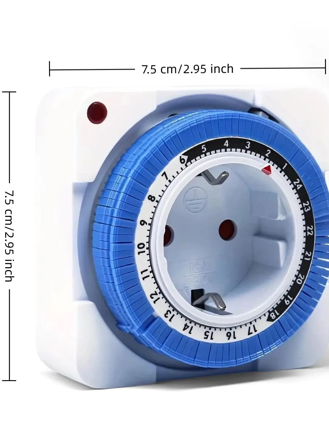 AliExpress NONE German-style standard mechanical timer socket, 24-hour cycle, electrical socket timer, plug-in timer