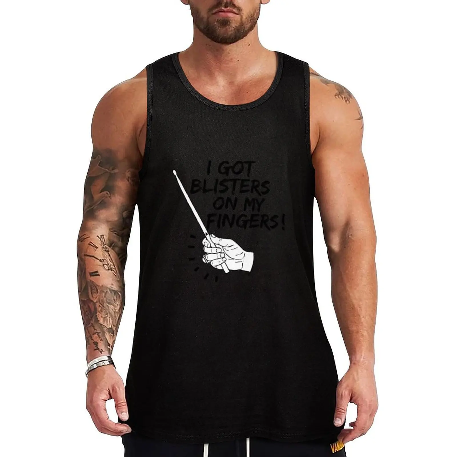 

Blisters on my fingers! Tank Top Anti Wrinkle Tank Top Easy Care Casual Sleeveless
