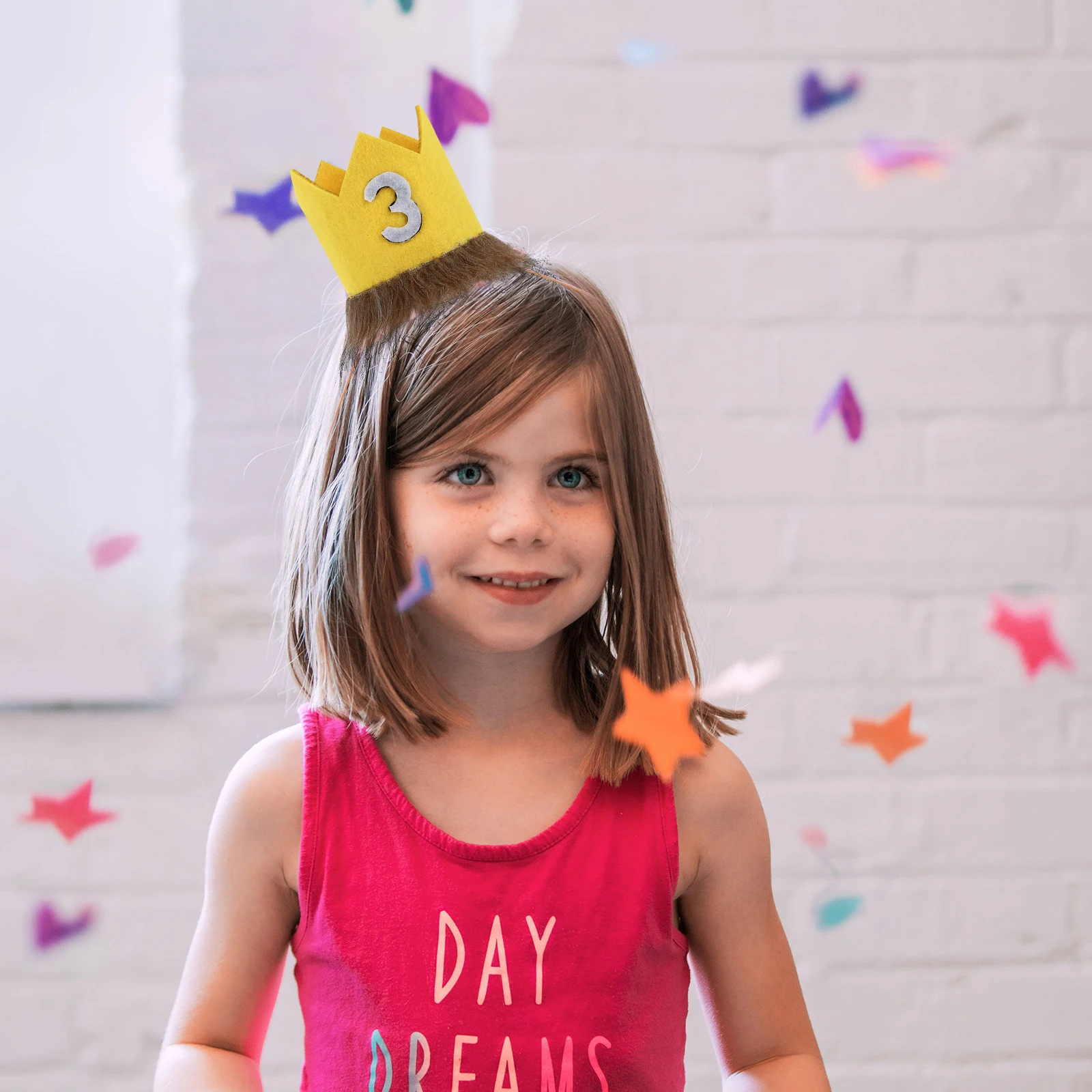 

Decorate Children's Birthday Hat Baby Toddler Hats Crowns for Classroom Polyester Girl Kid