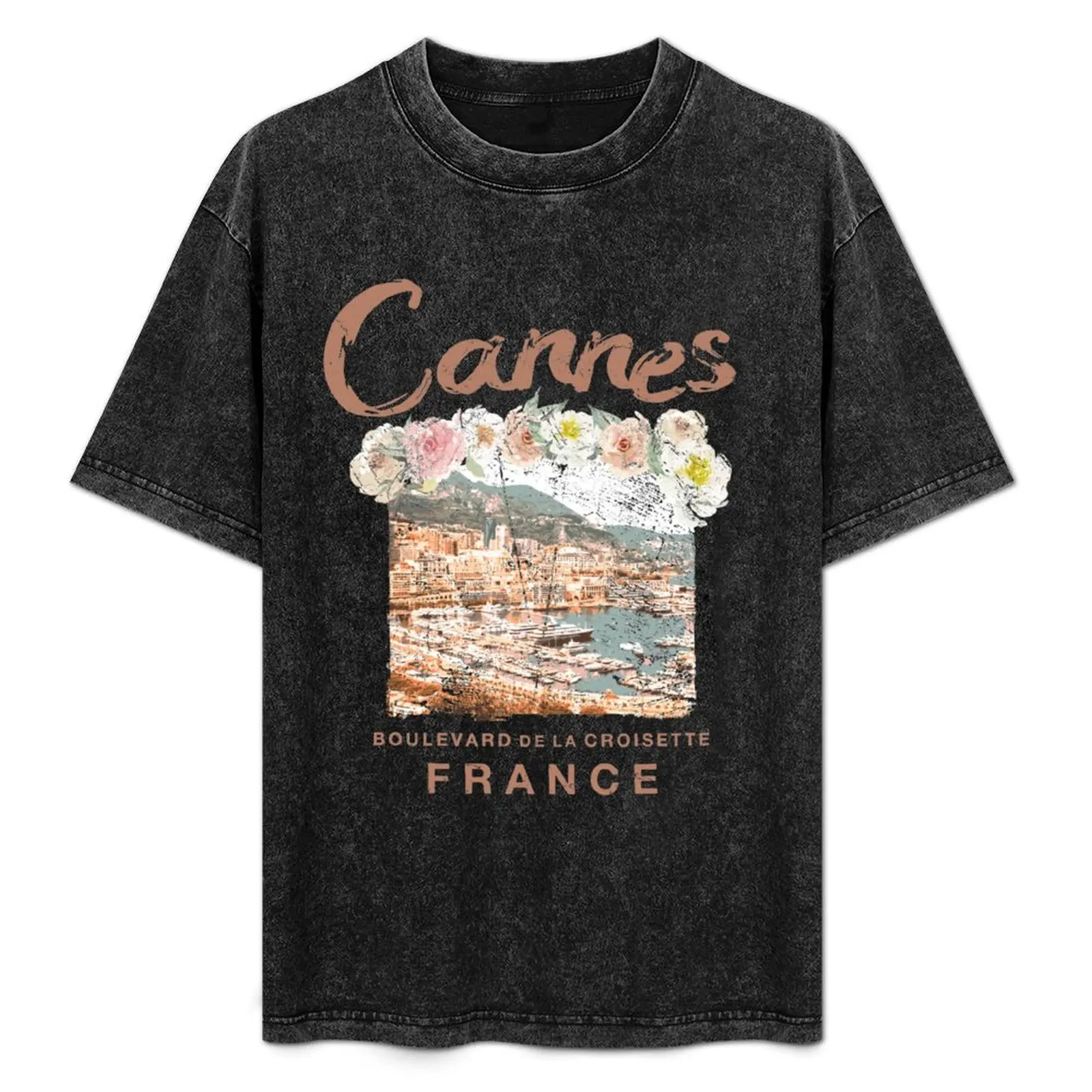 

Cannes France French Riviera Vintage Festival T-Shirt customs design your own Clothing valentines clothes oversized t shirt men