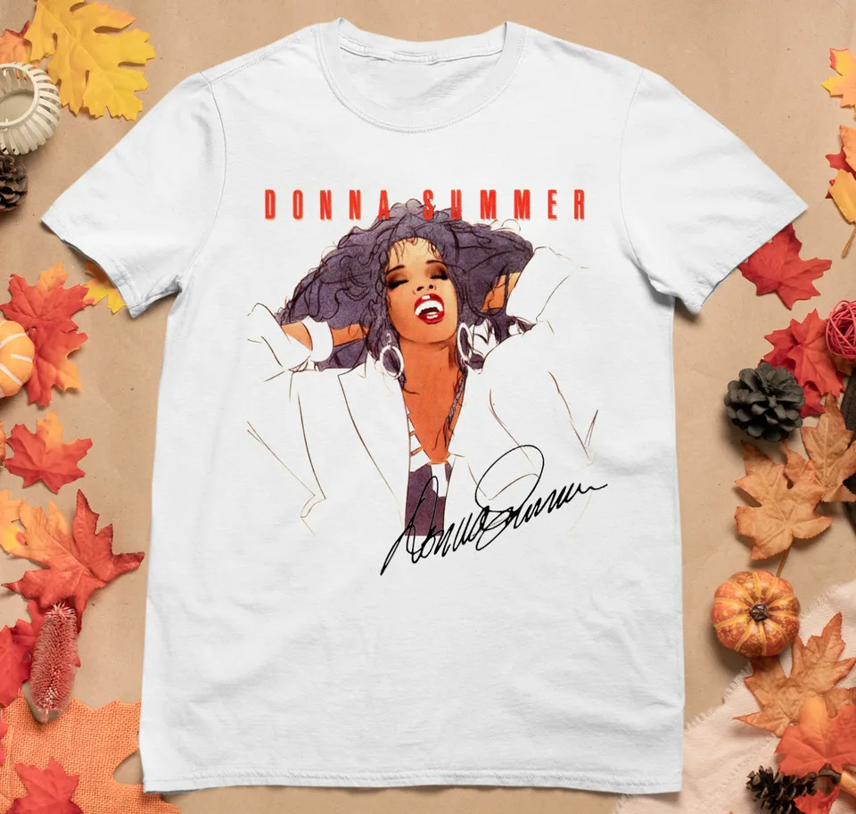 Retro Greatest Hits DONNA SUMMER T-Shirt Classic White Unisex