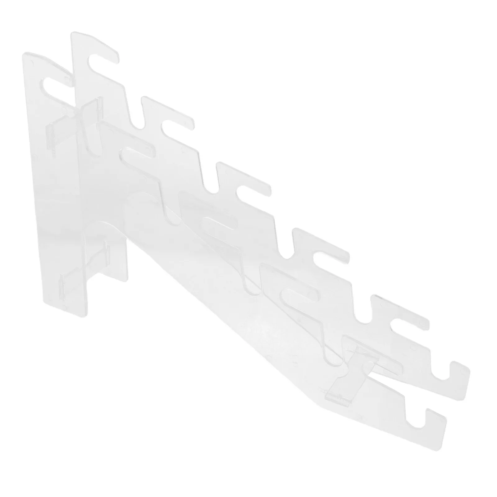 5 Slot Clear Acrylic Vinyl Record Storage Rack Album Holder Stand Cd Organizer Display Rack for Media Storage Cd Disc Holder