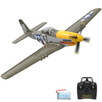 New Volantex P51D Mustang RC Plane 2.4G 4CH 500MM Wingspan EPP Foam RC Aircraft One Key Aerobatic RTF Glider Brushless motor