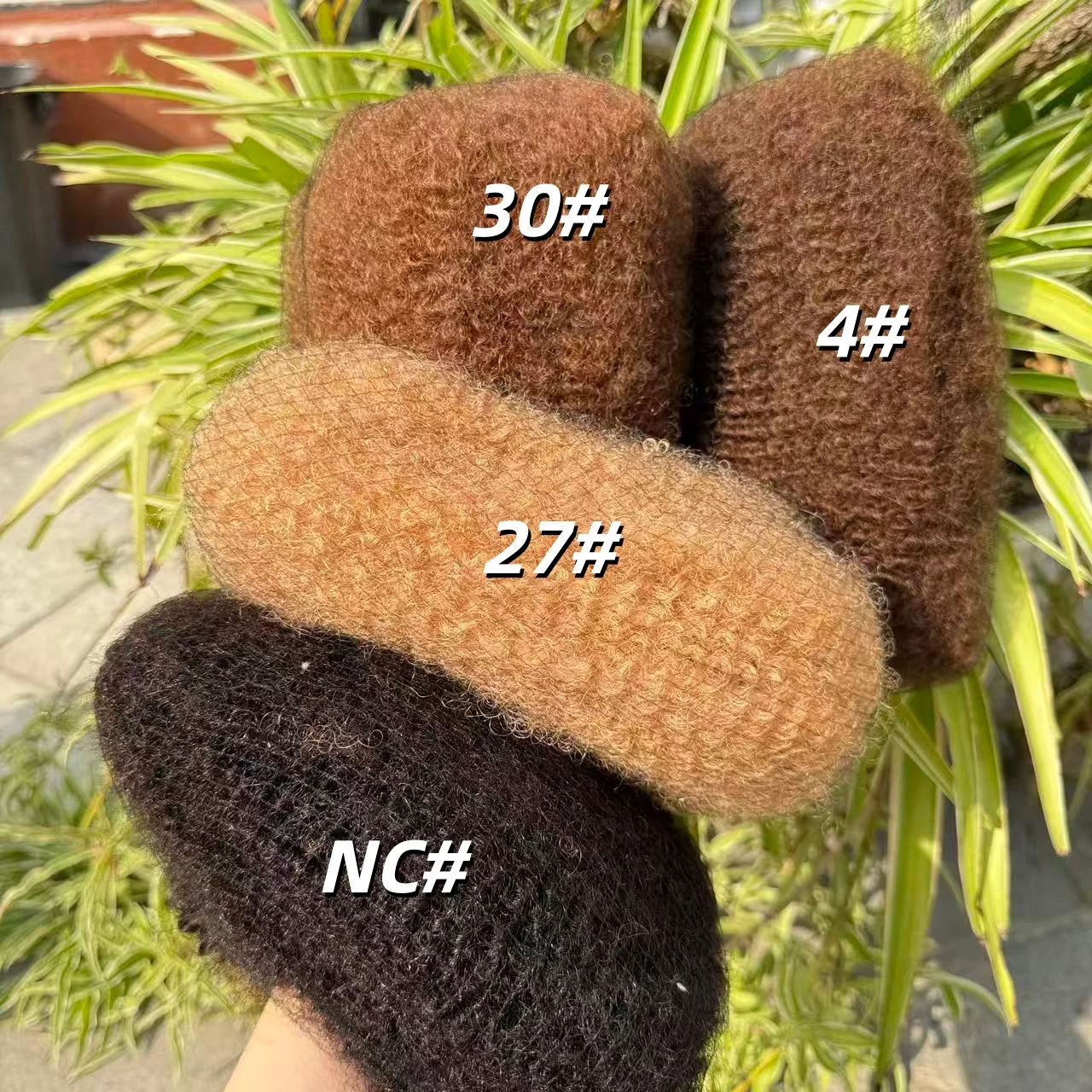 QVR Micro Twist 4C Afro Kinky Human Hair Bulk 30g/Pack Braiding Bulk Hair No Attachment Remy Peruvian Braiding Hair