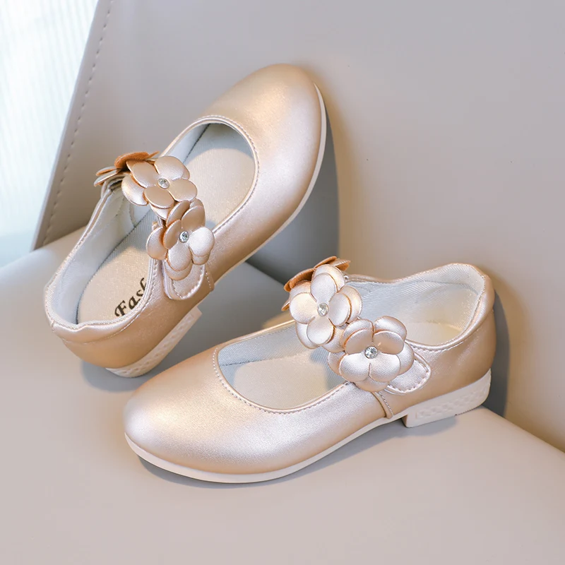 Herbst Mädchen Mary Jane Applikationen niedrigen Absatz schöne Kinder Prinzessin Schuh drei Farben spitzen Zehen atmungsaktiven Kinder Schuh 26-36 – Detail 24