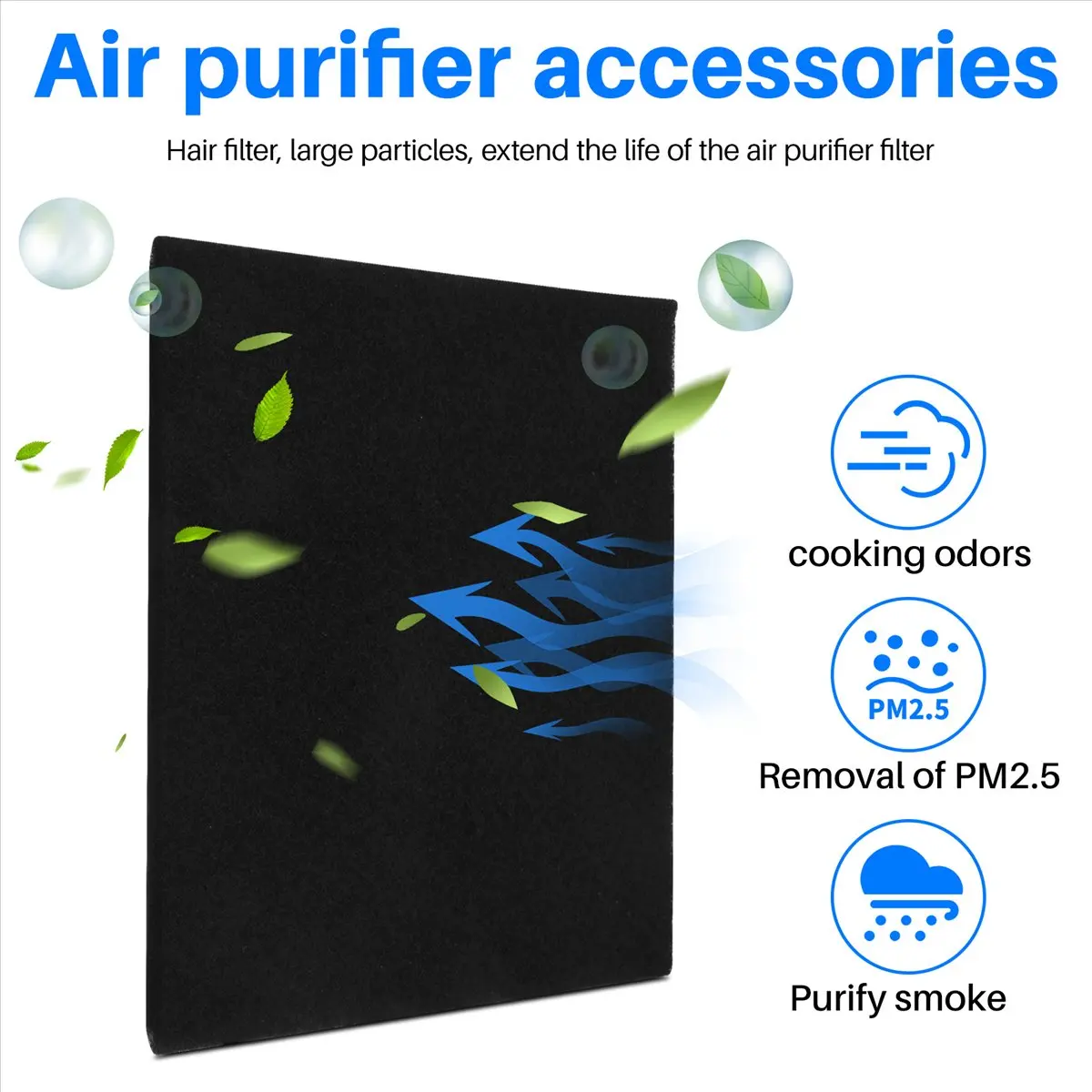 A003 AC4103 Active-Carbon Filter Cotton Dust Filter for AC4025 AC4026 Parts