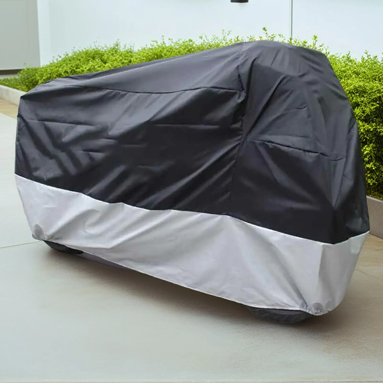 

Cover For Motorcycle Compact Waterproof Storage Cover All Season Storage Windproof Protector With Lock-Holes For Rainy Weather