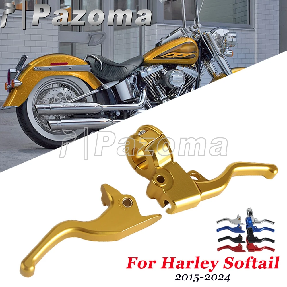 Motorcycle Hand Control Brake Lever Clutch Levers For Harley Softail Fat Boy 114 FLFBS FLFB FLSTF/I Lo FLSTFB Fat Bob FXFBS FXFB