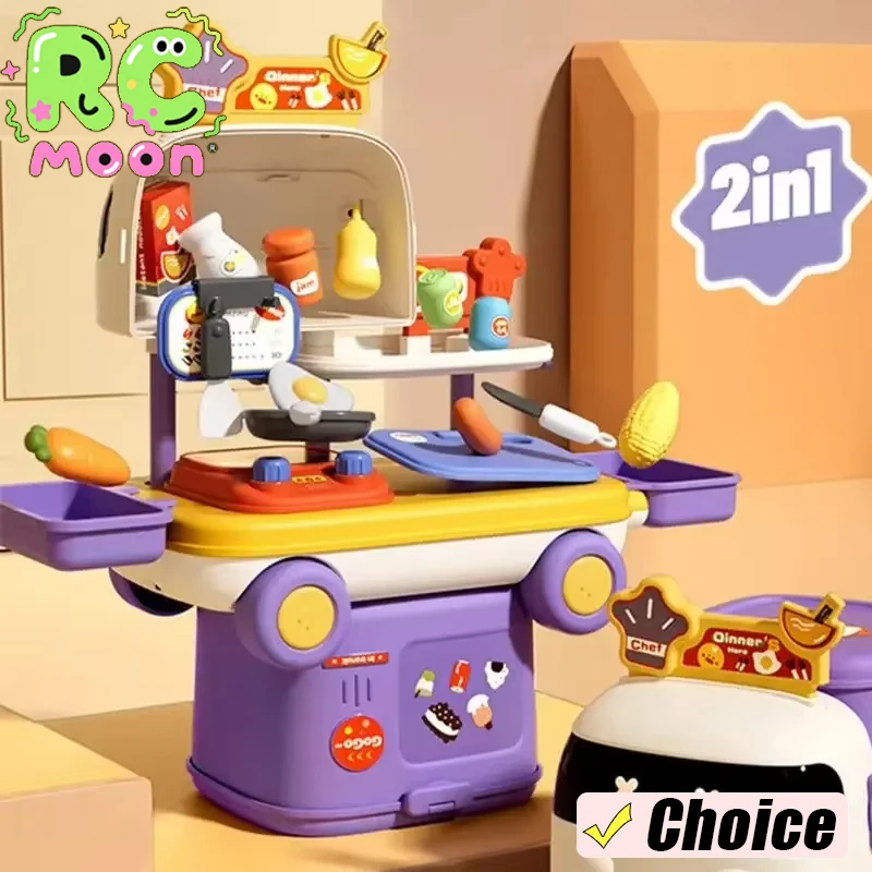 Maison de cuisine pour enfants, ensemble de jeu, maquillage, simulation de cuisine médicale, vaisselle, maison de jeu, jeu de rôle, jouets cadeaux