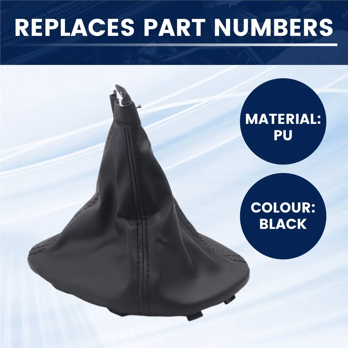 11.11Car Pu Leather Gear Gaiter Gaitor Shift Collar Boot Dust Cover for DAILY IV V VI 2008 - 2017