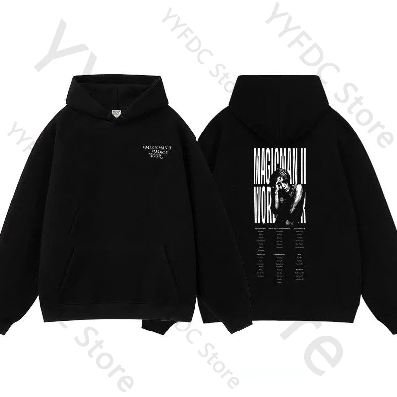 

Толстовки с капюшоном Jackson Wang MAGICMAN 2, модная одежда для любителей концертов в стиле хоп, мужская и женская осенняя теплая толстовка высокого качества