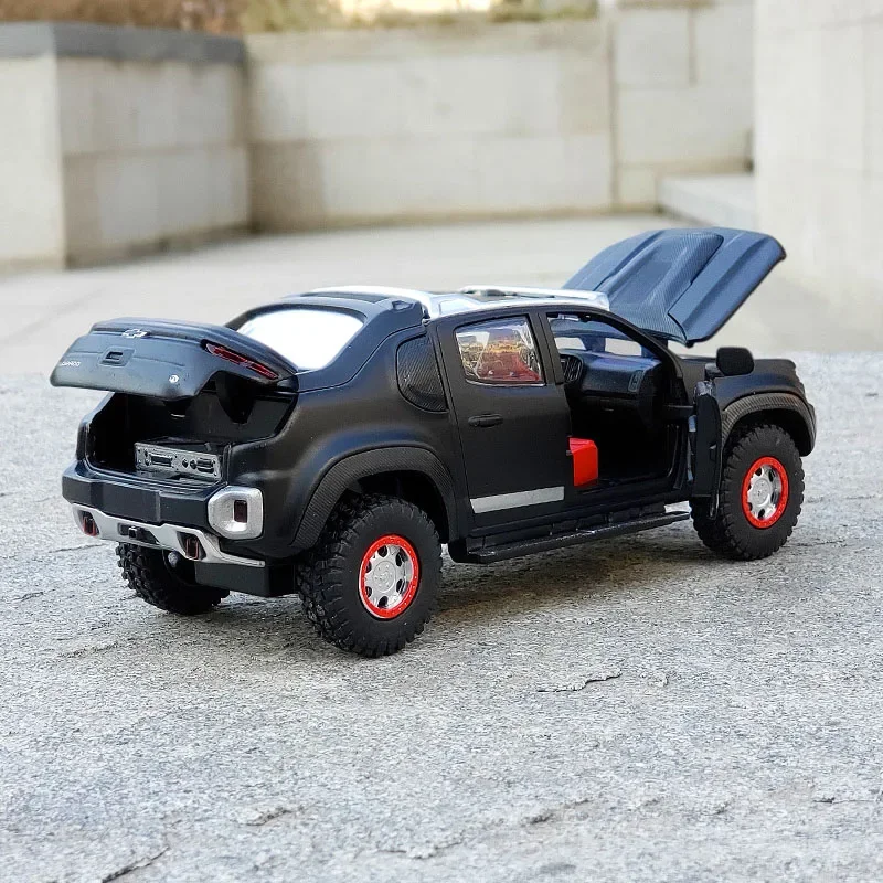 1:32 Chevrolet Colorado ZH2 Alloy Car Model Diecast Toy Off-road Vehicles Car Model Simulation Sound Light Collection Kids Gifts