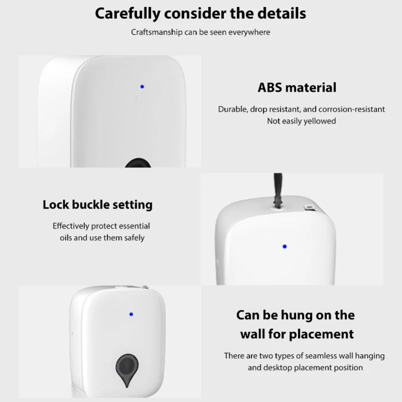 Smart Diffuser Aromatherapy 150ml Capacity Smart Scent Diffuser Ultra Quiet BT Controlled Home Fragrance Machine