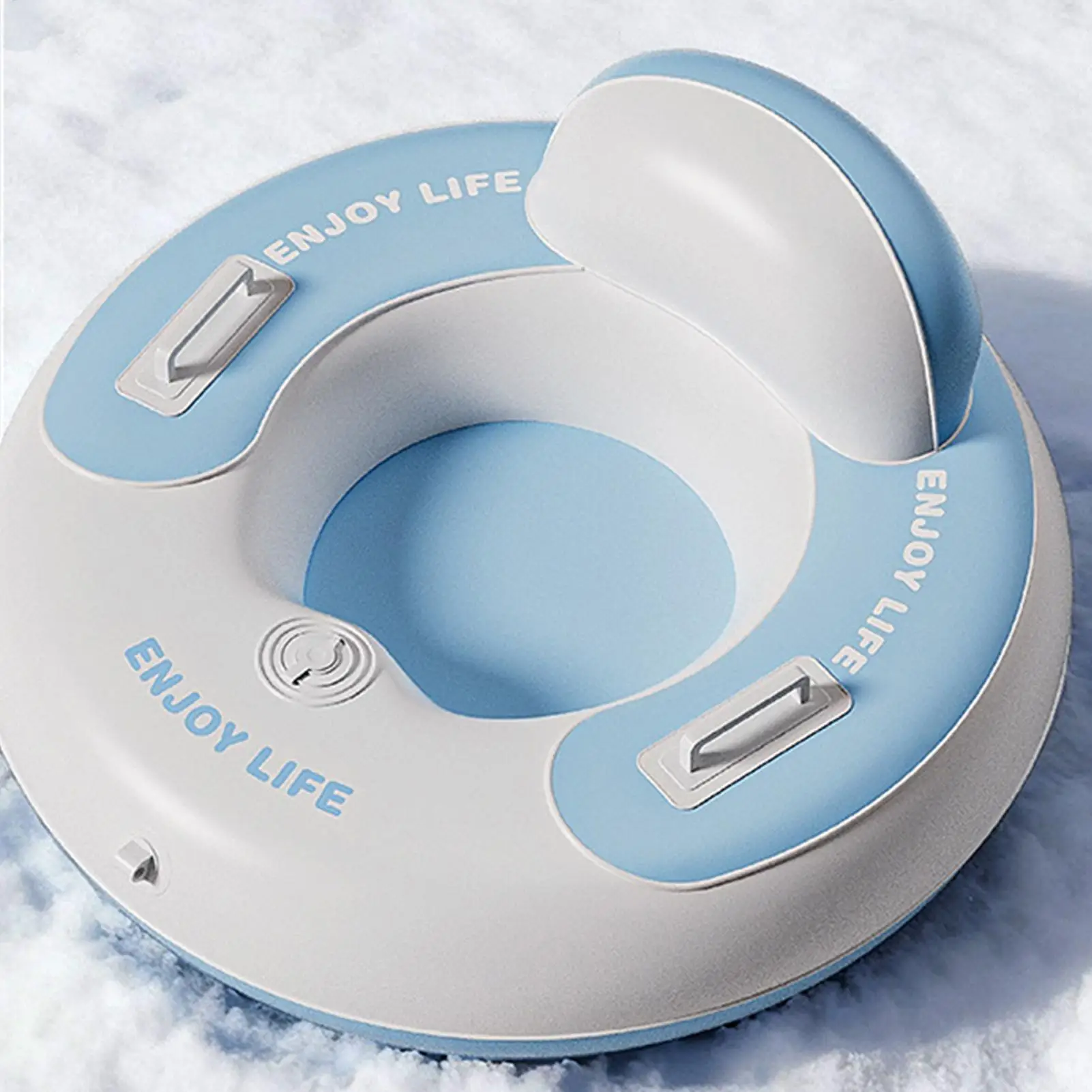 زلاجات الثلج للأطفال سميكة نفخ PVC التزلج اللعب زلاجات للثلج مع مقبض للأطفال البالغين الأسرة التزلج في الهواء الطلق الفناء الخلفي