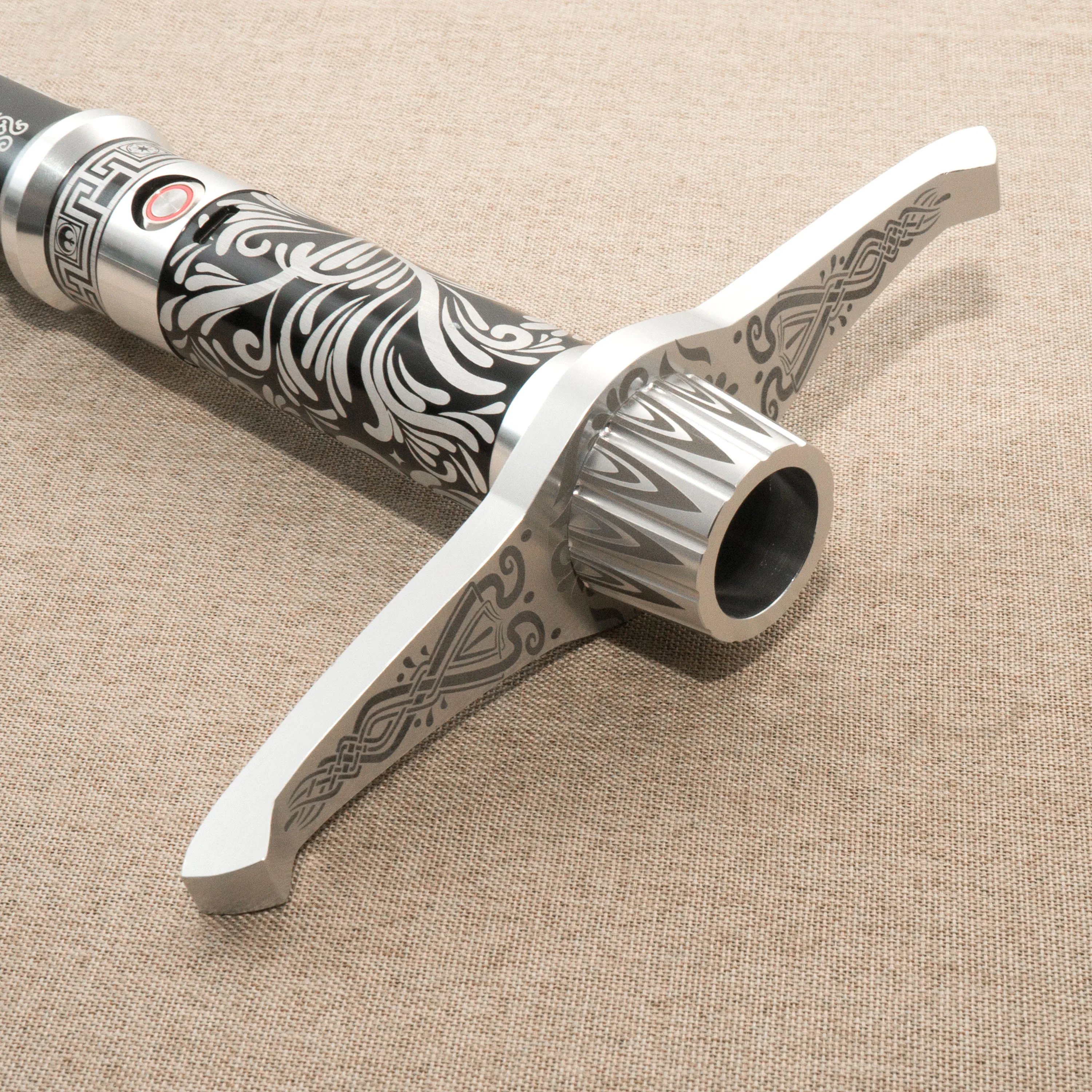 DIYsabers Ranger V2 cross shaped Limited edition carved design lightsabers 28 fonts Duel  all-metal aluminum alloy