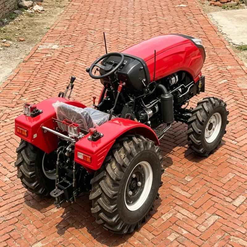

Customized All-Terrain Wheeled Cultivator, Dual CE/EMC Certified, Four-Wheel Rotary Tiller Tractor, Farm Working Machinery
