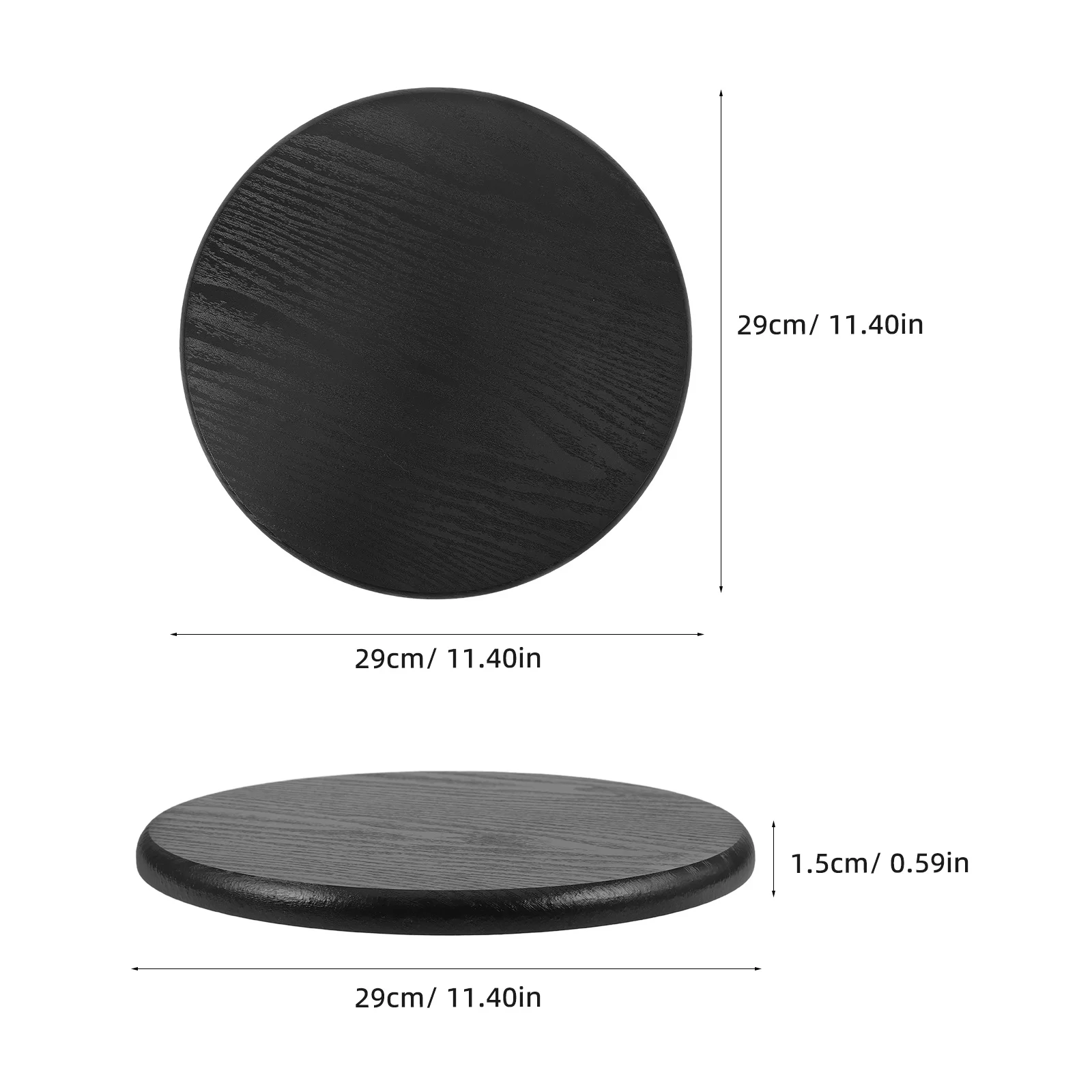 Round Stool Seat Replacement Solid Wood Sturdy Wood Seating Part for Bar Stool Home Office Canteen Stylish Replacement