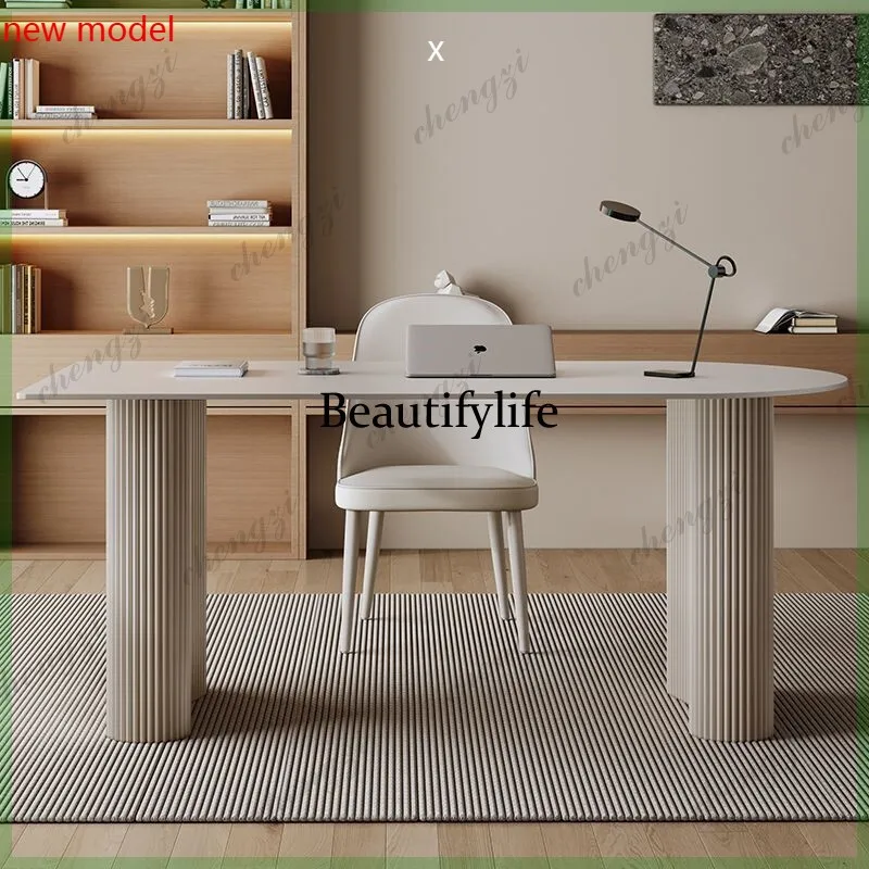 Simple, slate computer, home desk Nordic modern desk small apartmentN138