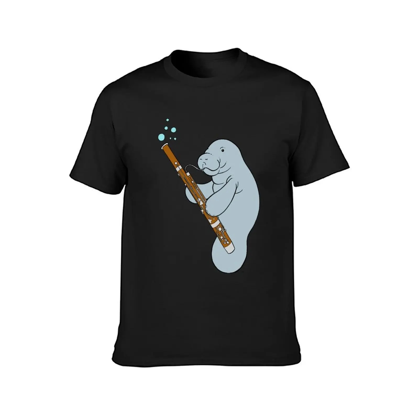 The Bassoon Manatee T-Shirt Blouse blanks anime customs fitted t shirts for men