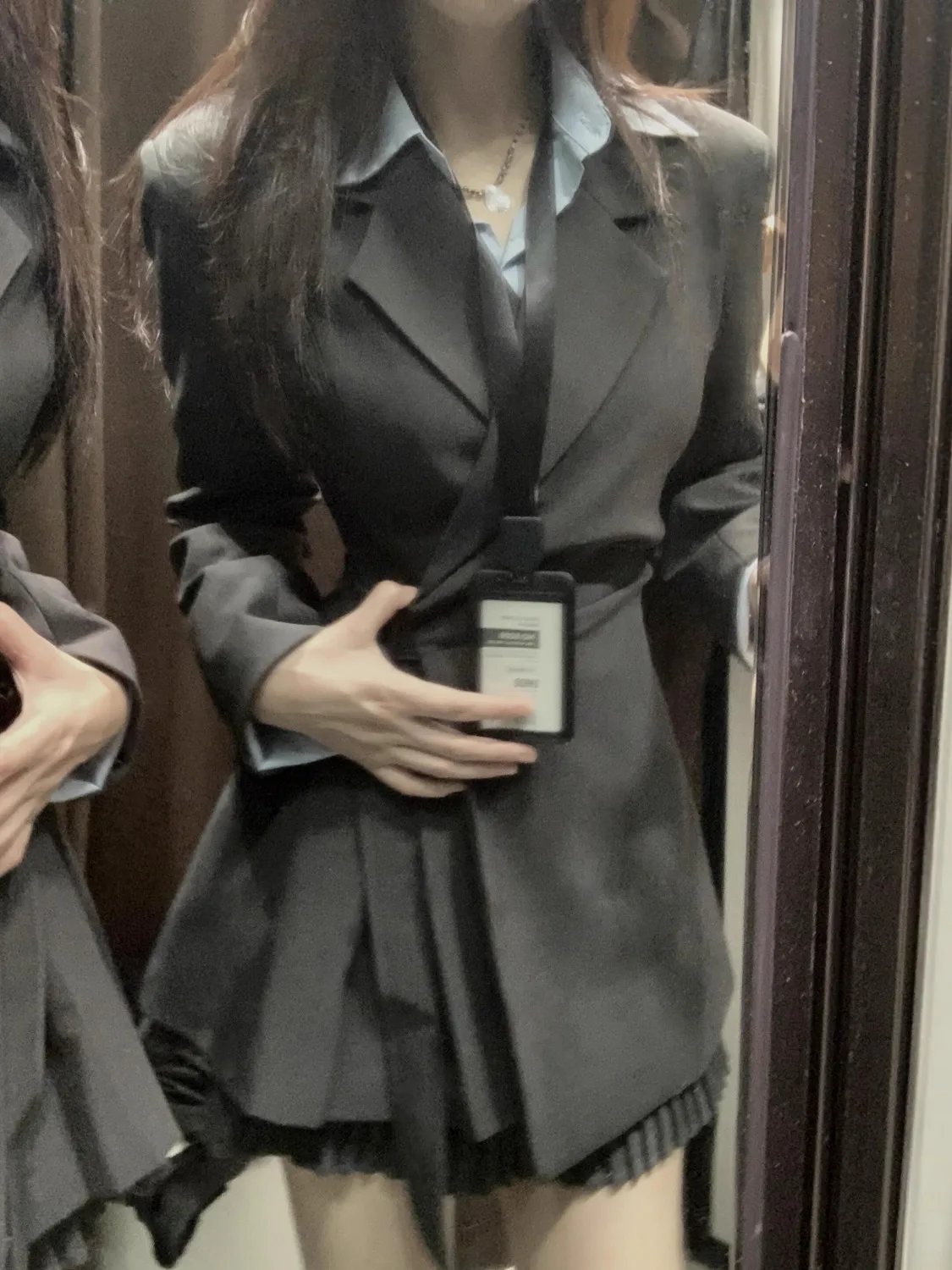 

Ele неструктурированный костюм с лацканами Jaet, женский осенне-зимний новый облегающий топ для поездок на работу, высокое качество, китайская мода