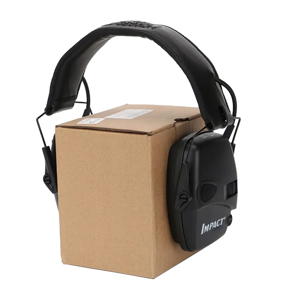 Hete Set! Tactische Elektronische Schietende Oorwarmer Buitensport Anti-Noise Headset Impact Met Hoge Kwaliteit Harde Hoes