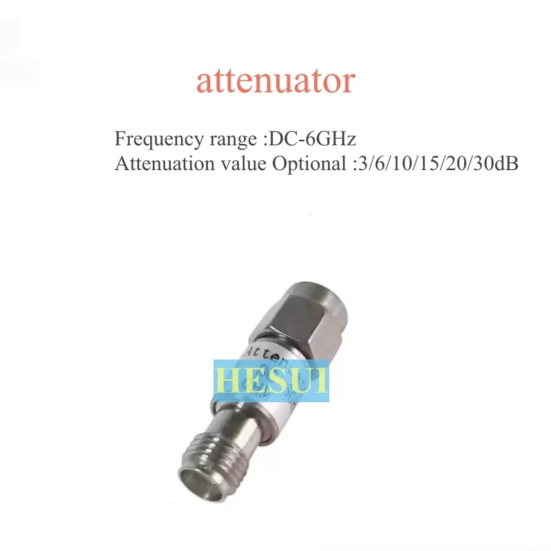 DC-6GHz passive attenuator 3/6/10/15/20/30dB attenuation value