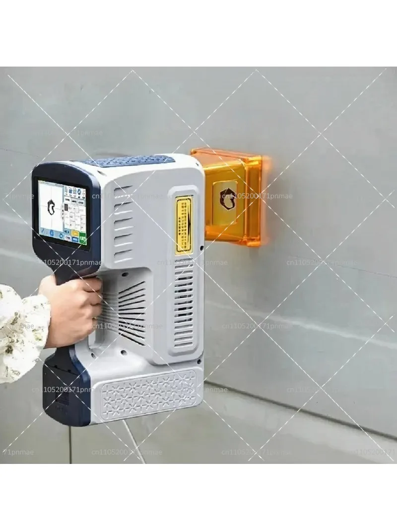 Portable Mini Fiber Laser Marking Machine for Metal, Hard Plastic, Rubber Tire Engraving, Handheld Outdoor Use