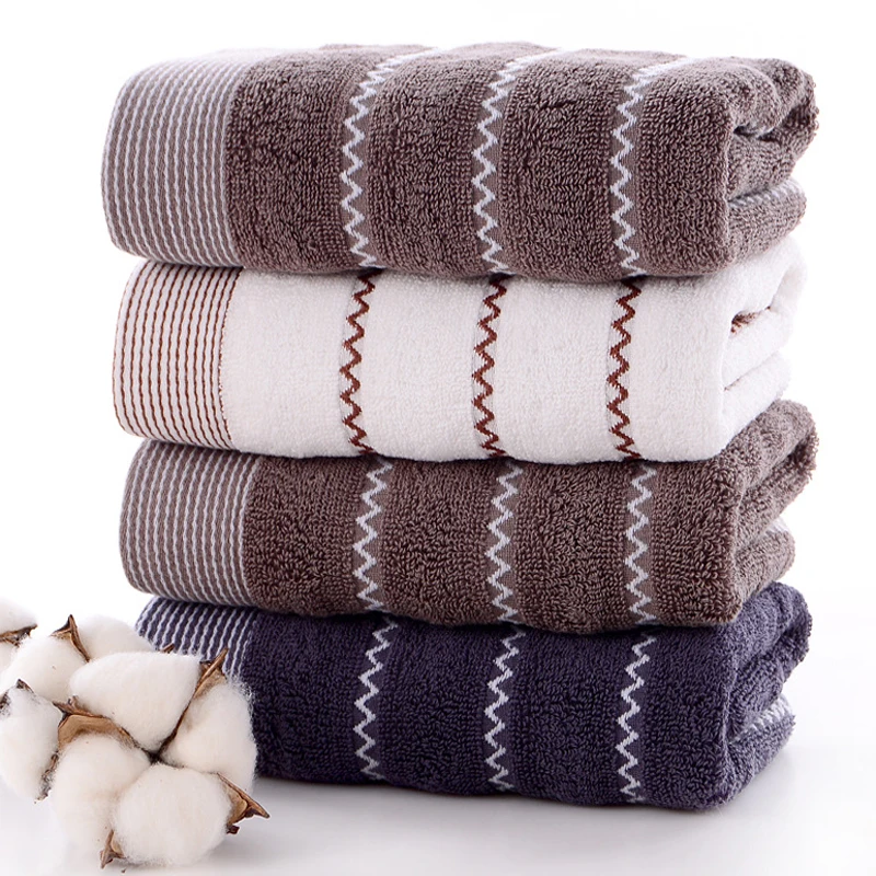 High quality pure cotton household adult towel thickening daily and soft absorbent Adult large-sized bath towel Home towel set