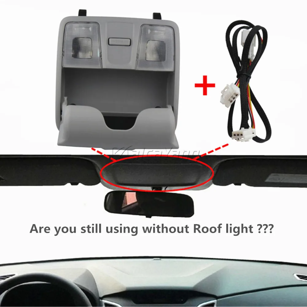 Dome light / reading lamp / sunroof switch / car glasses case reading light map light for KIA 2013~2016 Rio Forte K3 Cerato