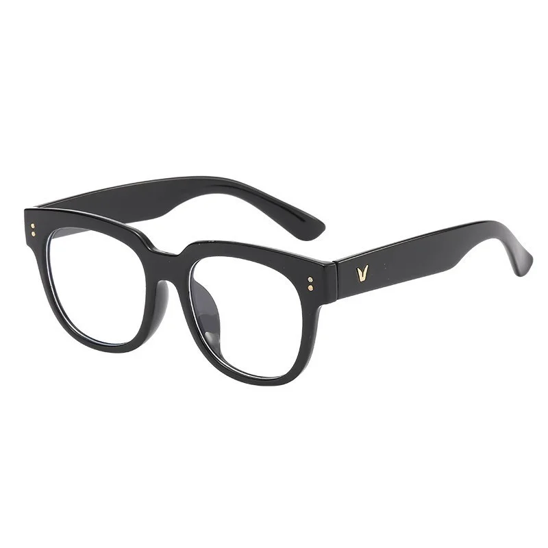 Anti-Strahlungs-Computerbrille für Damen und Herren, modische Brille, Metallbrille mit rundem Rahmen, Schwarz, Gold, Silber – Detail 5
