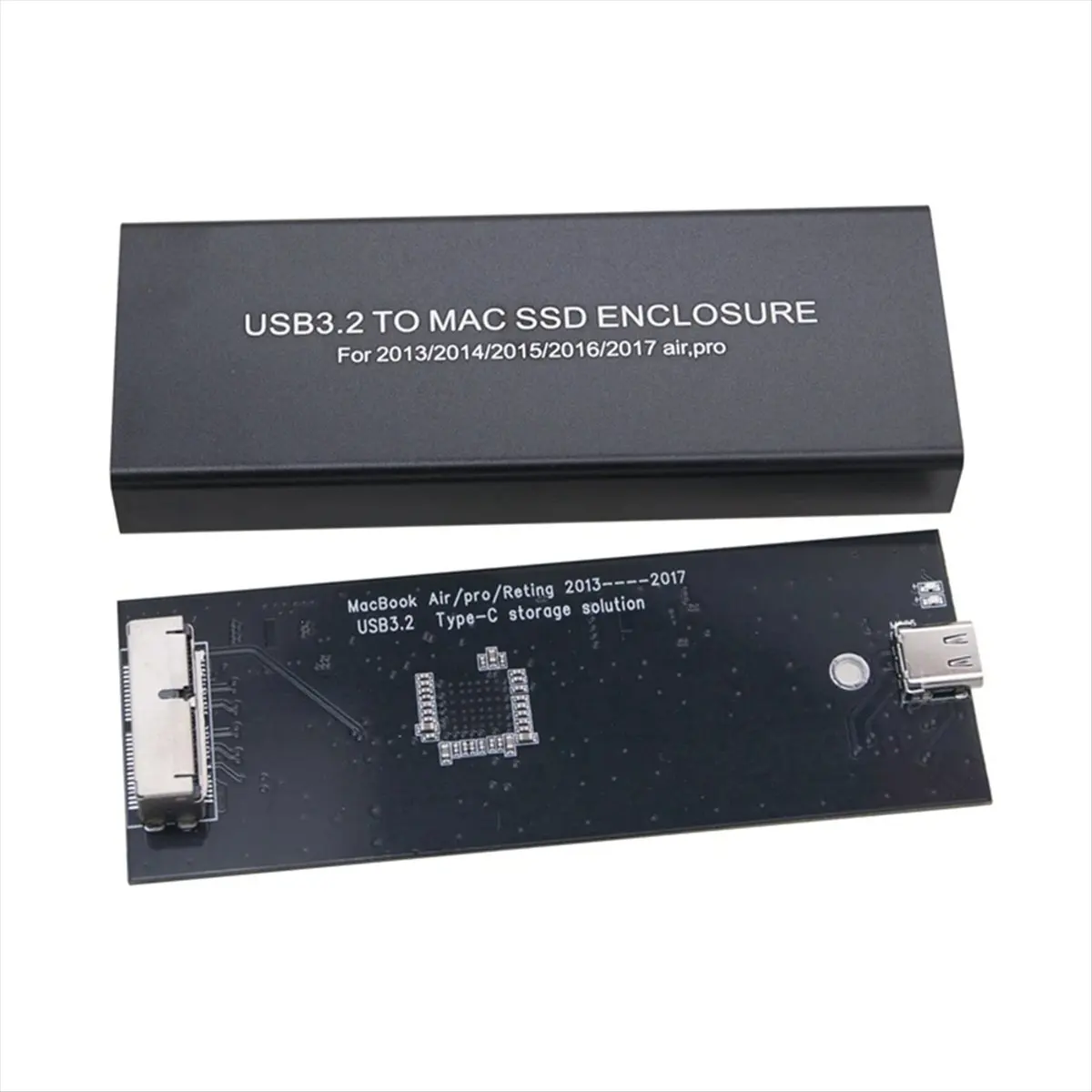 A43M SSD Enclosure Case for Macbook Air Pro Retina 2013 2014 2015 2016 2017 USB 3.2 to MAC Hard Disk Box NVME Enclosure
