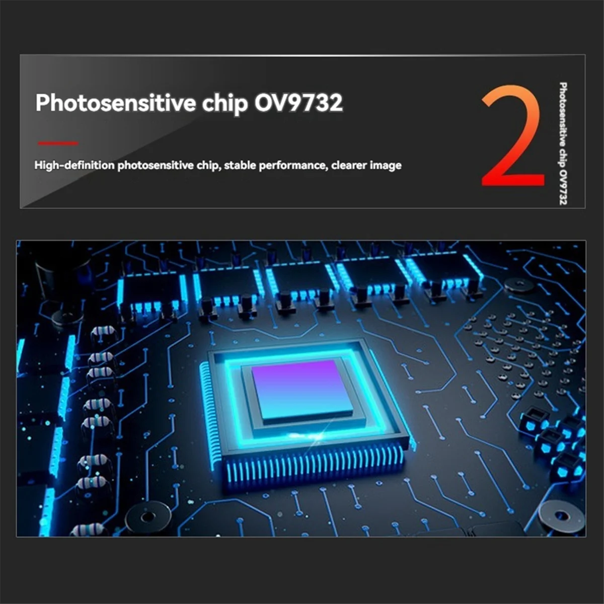 A74Z 6PCS OV9732 Camera Module 1MP 1280x720 30fps USB Free Driver Manual Focus with 1 Meter Cable for WinXP/7/8/10