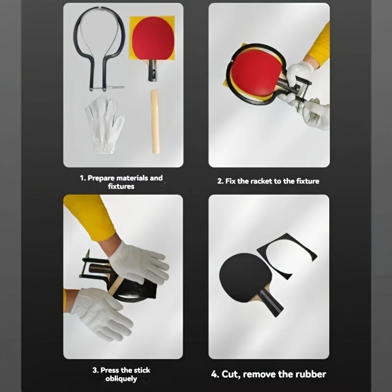 

Table Tennis Rubber Trimming Tool Set, Suitable for Both Horizontal and Vertical Rackets, Manual Roller Knife for Trimming Rubber Edges