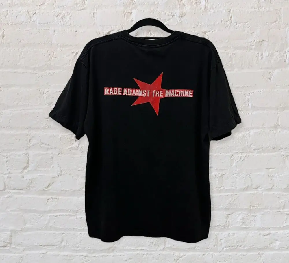 Vintage 1997 Rage Against The Machine Film Promo T Shirt Band Graphic Size Large