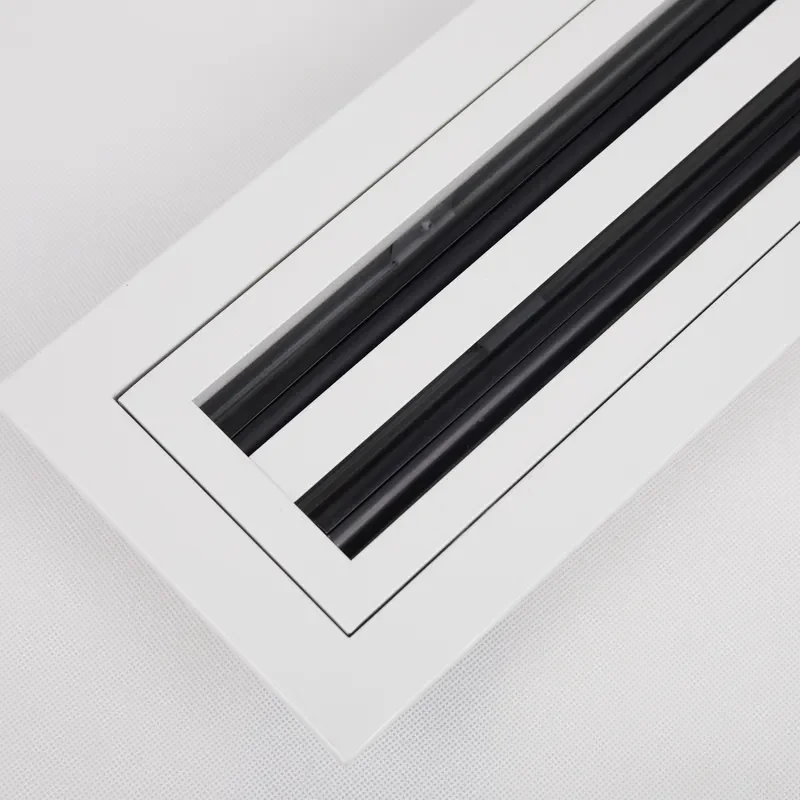 HVAC System Aluminum Linear Slot Diffusers Air Registers with Removable Core