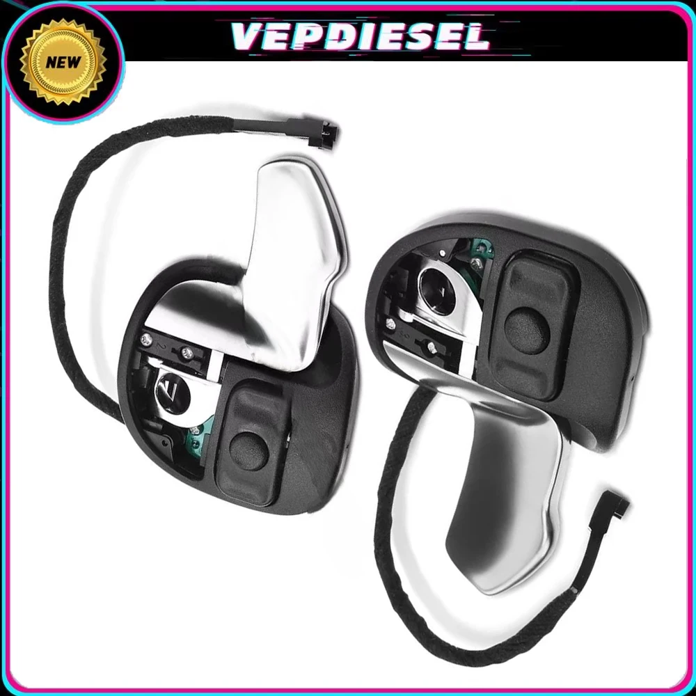 

2x Larger Hellcat Paddle Shift Shifter Set For 2015-2021 Challenger Charger Suspension Steering Wheel Hubs 5RQ08DX9AC 5RQ09DX9AC