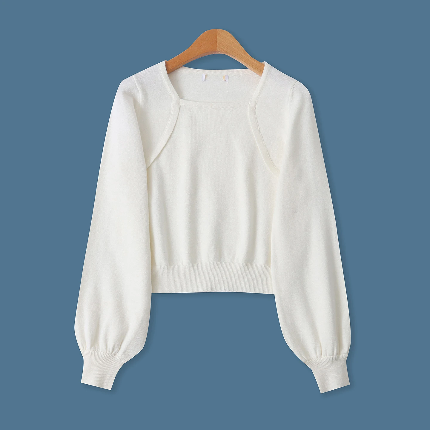 

Spliced ort Sve Long Body Pure Color Slim Fit Knitted Sweater Base irt Autumn New Sle Women's Versatile Color