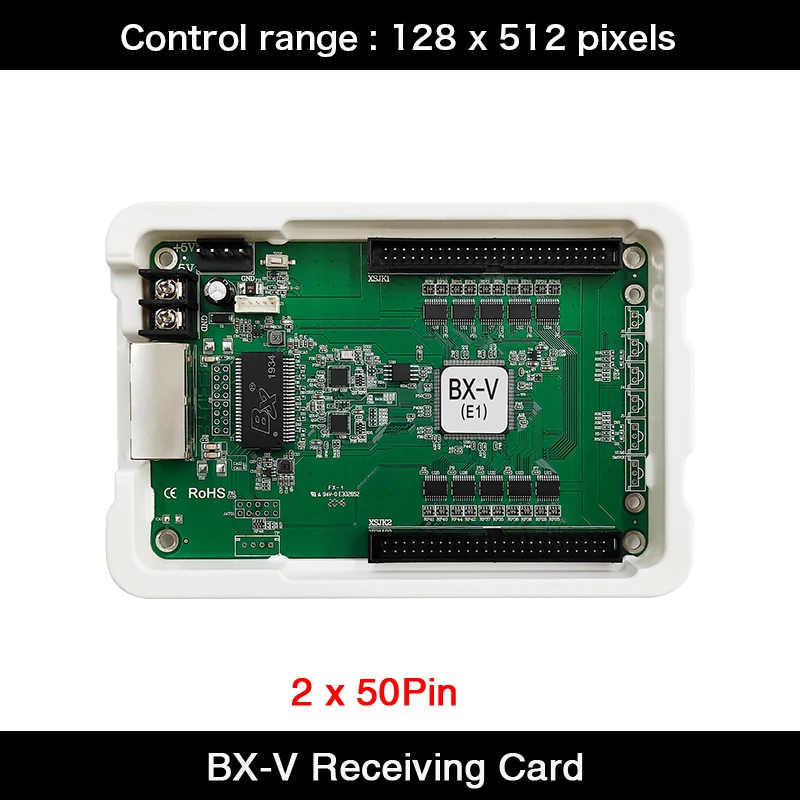 Onbon BX-V Receiving Card Full Color Synchronous LED Display Control Card for LED Screen Video Wall 128 x 512 Pixels