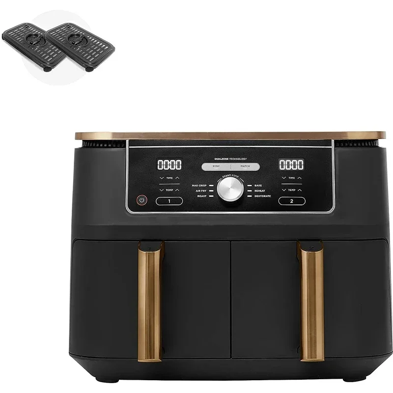 

6 in 1 Double Zone Hot Air Fryer 9.5L 2470W