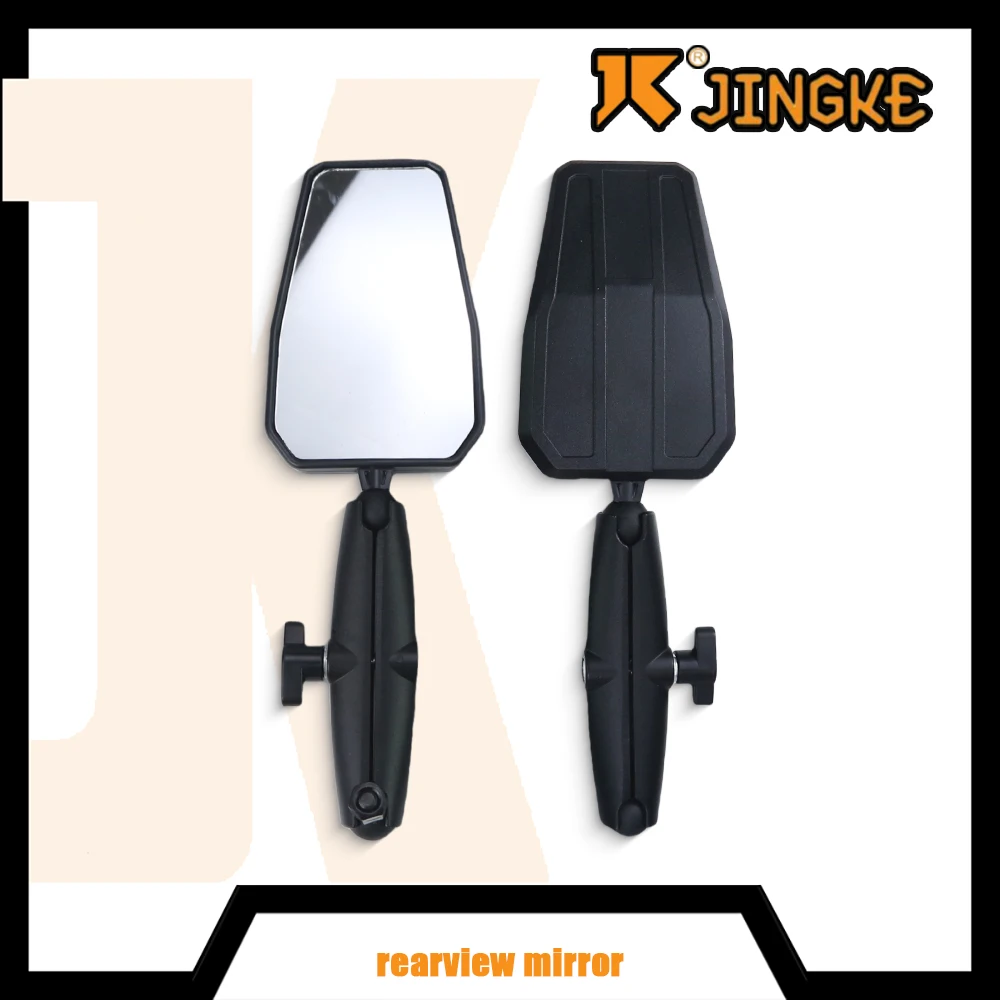 

7/8" 22-25mm Aluminum Bar End Rearview Mirrors Universal Foldable Wide Angle For ADV Touring Rally Vehicles drop proof foldable