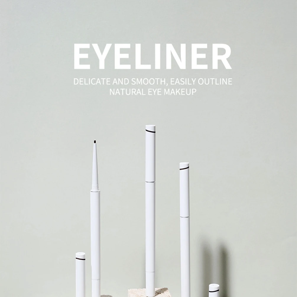 7-color Private Label 7g Eyeliner Pencil Custom Logo Waterproof Sweatproof Smudge-proof Double-end Gel Pen Eyes Makeup Vegan