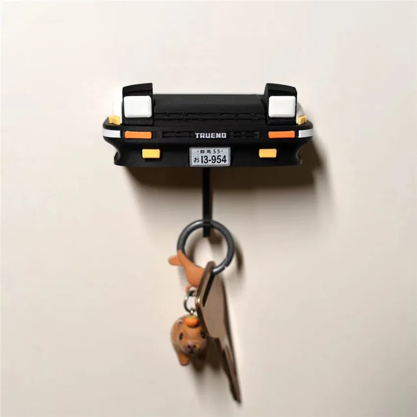 Initial D AE86 Key hook Keychain Key Holder TRUENO Car pendant JDM Style Key Holder Car modification key ring Car accessories