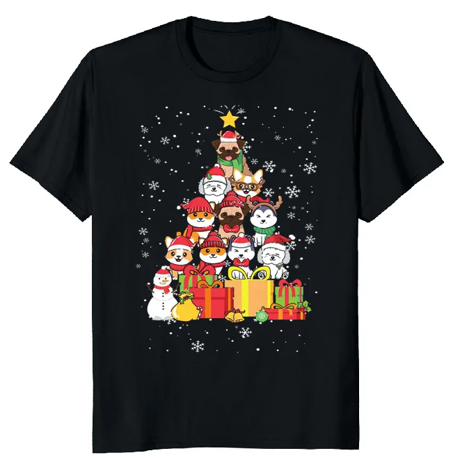 NEW LIMITED Westie Christmas Tree Dog Gift Funny Novelty Tee  Fast ShippingAnime Pattern Summer Clothing