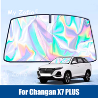 For Changan X7 PLUS 2024 2025 2026 Car Windshield Sunshade Cover Anti UV Protection Heat Shield Cooling Foldable Accessories