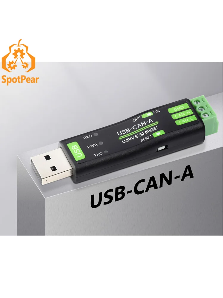 Adapter USB do CAN, analizator, układ STM32, wiele trybów pracy, kompatybilny z komputerami PC z systemem Windows / Jetson Nano / Raspberry Pi. — zdjęcie produktu 7