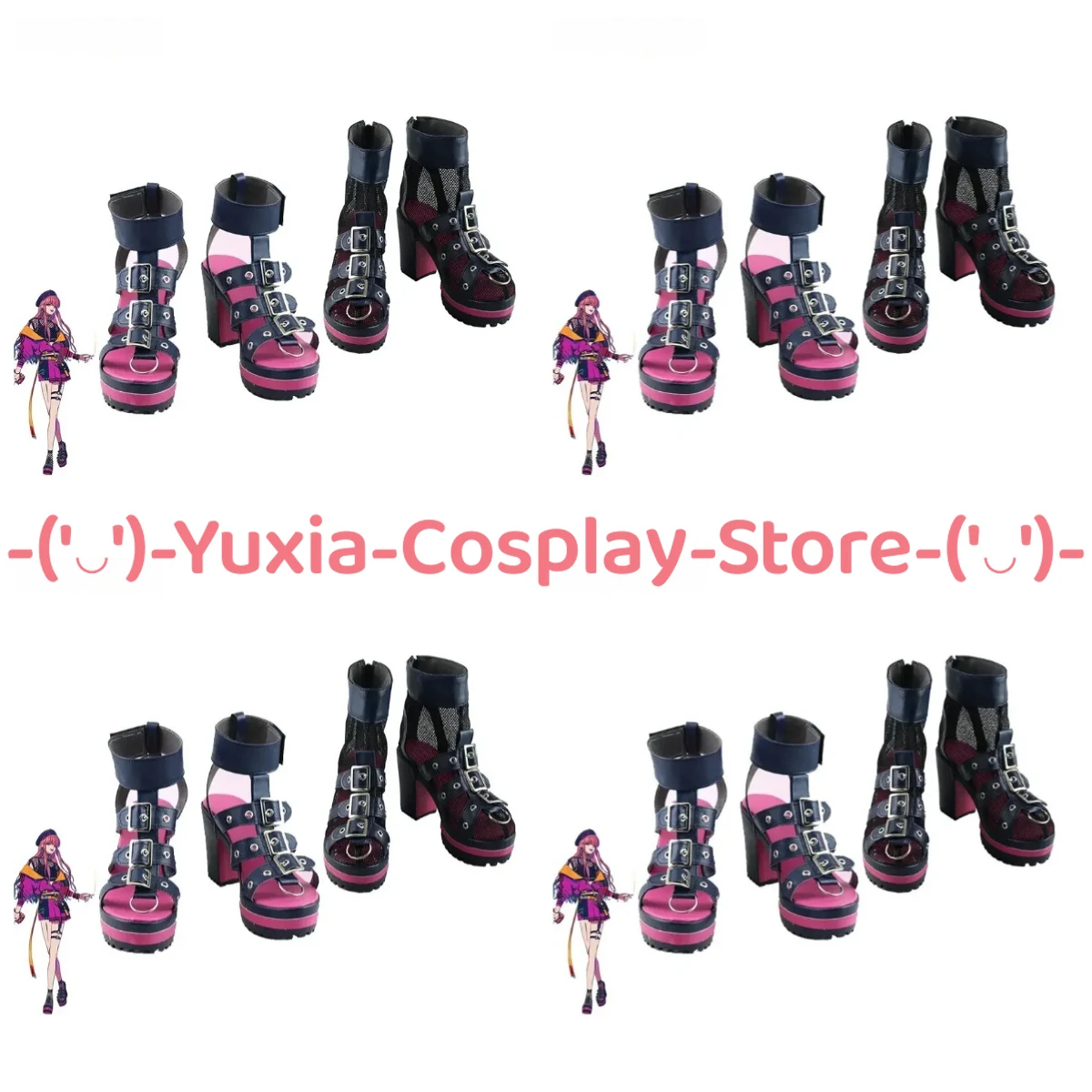 

Юксиакосплей! Paradox Live Anne Faulkner обувь для косплея аниме реквизит для персонажей сапоги из искусственной кожи Хэллоуин карнавальный костюм для вечеринки