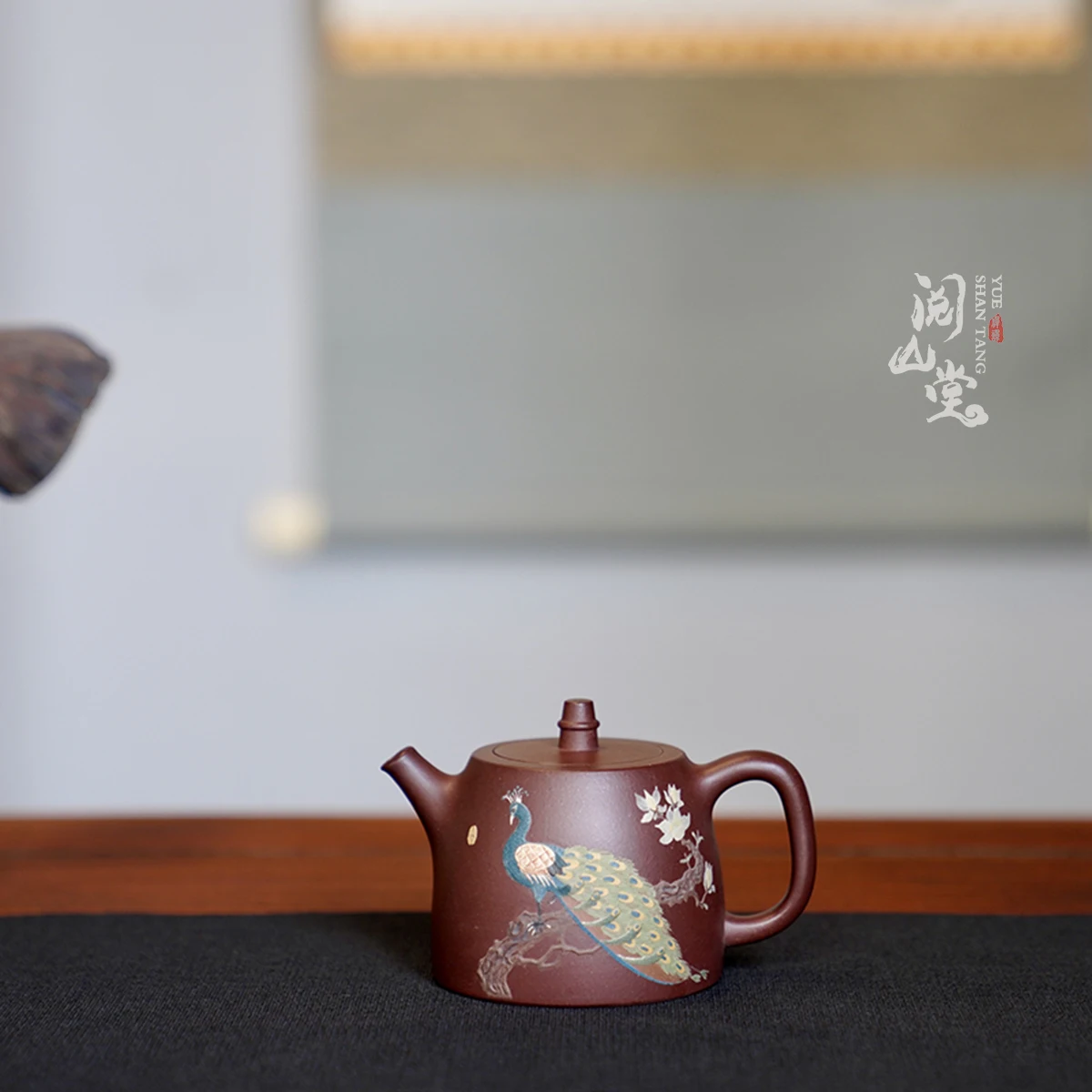 Yueshan Hall | Queyu No. 4 Bottom Hole Groove Clear Mud Material Palace Stacking Painting Technique Fully Handmade By Qi Liyun