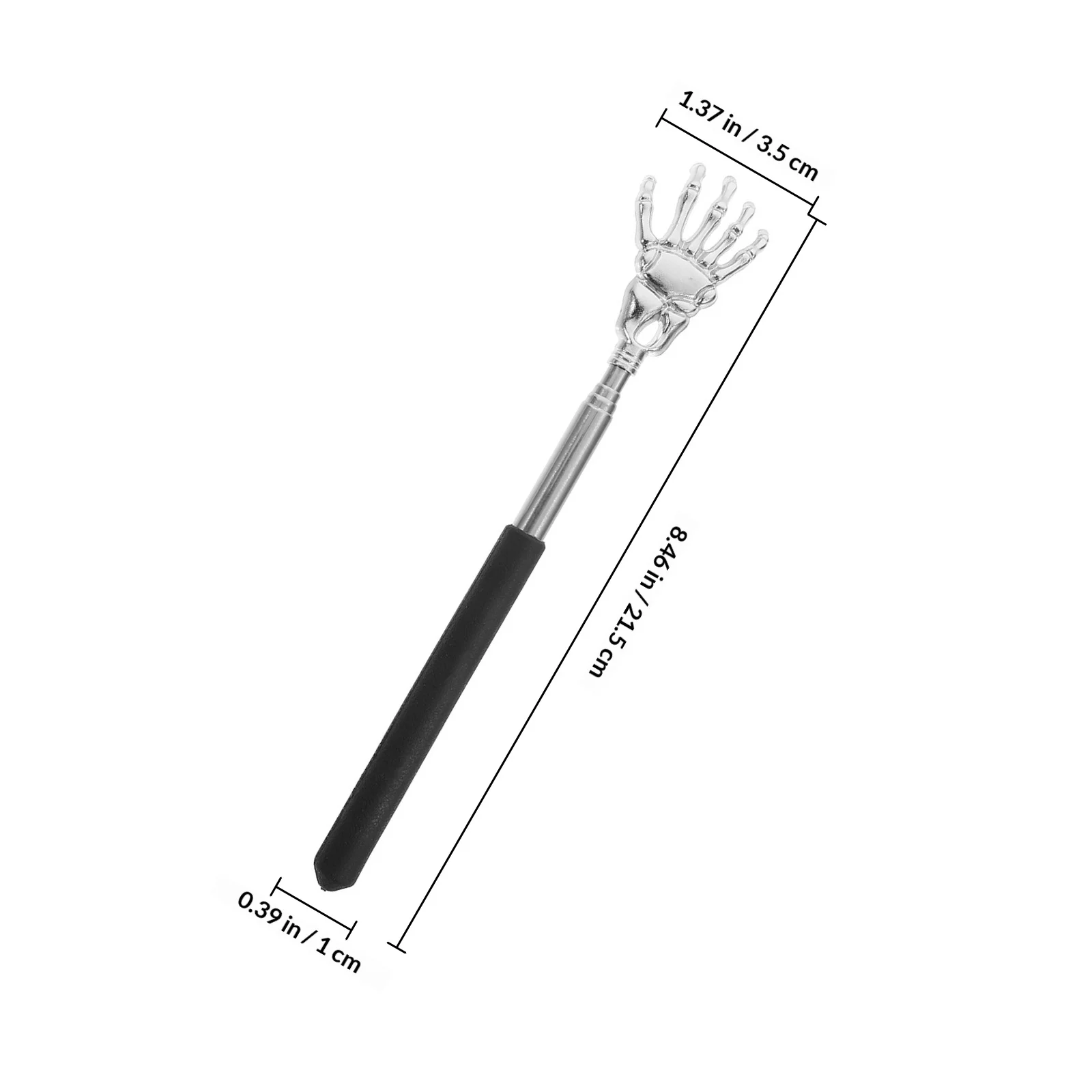 4Pcs Telescopic Stainless Steel Back Scratchers Ghost Hand Portable Extendable Heavy Duty Self Massage Back Scratching Tool